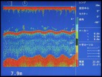 Echo sounder mode<br>at 180 kHz