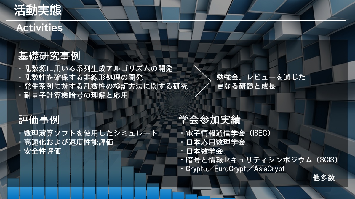 近年の活動実態